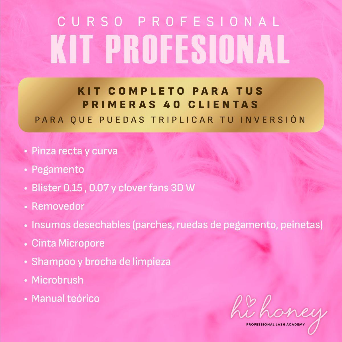 MASTER CLASS PROFESIONAL PRO Nivel inicial